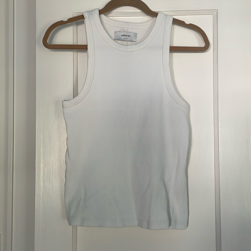 Sold out nyc not so basic tank white size s